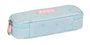 Safta Portatodo Moos "Garden" - Porte-tout pour enfant 3 ans - 22 * 5 * 8 cm - Acolchado - Rolling Printing - Bleu turquoise
