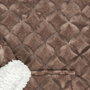 Home Deco Factory Sudadera Relieve Marrón SWEAT PLAID