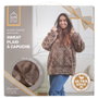 Home Deco Factory Sudadera Relieve Marrón SWEAT PLAID