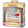 Sylvanian Families Bébé Lapin Chocolat et lit