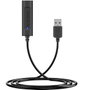 Equip Adaptateur Audio USB-A vers Jack 3,5 mm avec Contrôle du Volume et Câble 46 cm - Modèle 245321