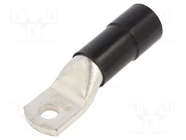 BM GROUP Connecteur à anneau tubulaire isolé M12 13mm noir