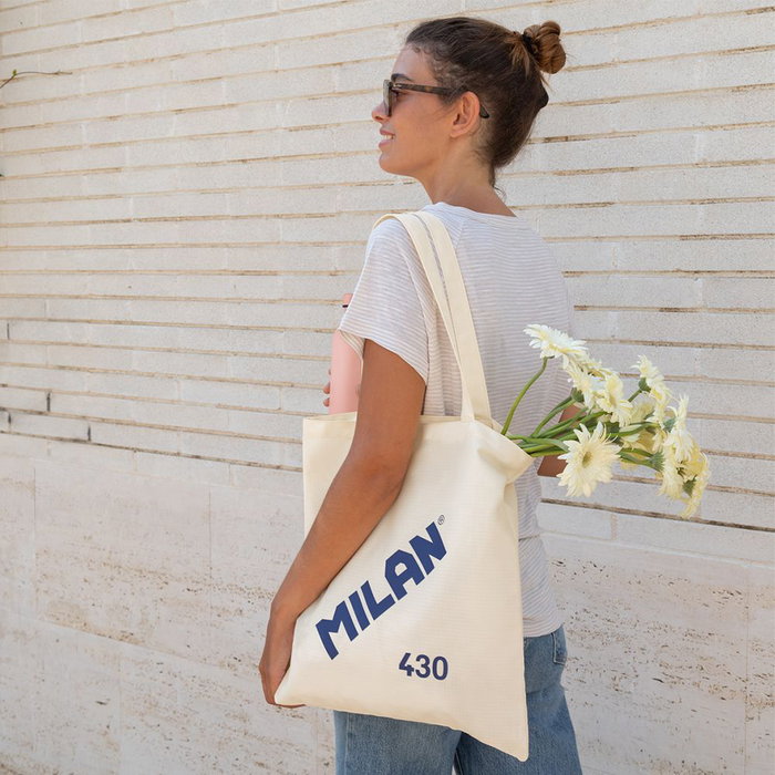 Milán 430 Bolsa tote bag série 1918 beige polyester 12,6 L Milán 430 Bolsa tote bag série 1918 beige polyester 12,6 L
