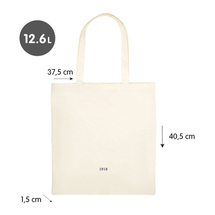 Milán 430 Bolsa tote bag série 1918 beige polyester 12,6 L Milán 430 Bolsa tote bag série 1918 beige polyester 12,6 L