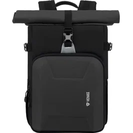 YENKEE YBB 1505 Sac à dos pour appareil photo ZOOMER - Imperméable pour ordinateur portable 15,6", 25L, Noir/Gris