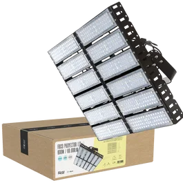BX3 LIGHT Projecteur LED pour stade et grandes surfaces, 600 W, 60000 lm, 6000 K, indice de protection IP65, durée de vie 100000 heures