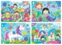 Educa Puzzles progressifs en carton - 20, 40, 60, 80 pièces - Monde de fantaisie - À partir de 4 ans