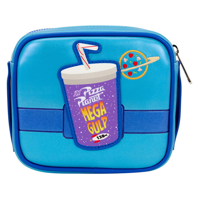 LOUNGEFLY Sac Bandoulière Aliens Woody 30th Anniversary Toy Story Disney Pixar - Cuir Synthétique 15.8x21x5.7cm avec Monedero Réversible
