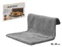 Mascow Cama Gato Colgante Radiador 46 x 3 x 30 cm Marron Tela et Metal (Set de 12)