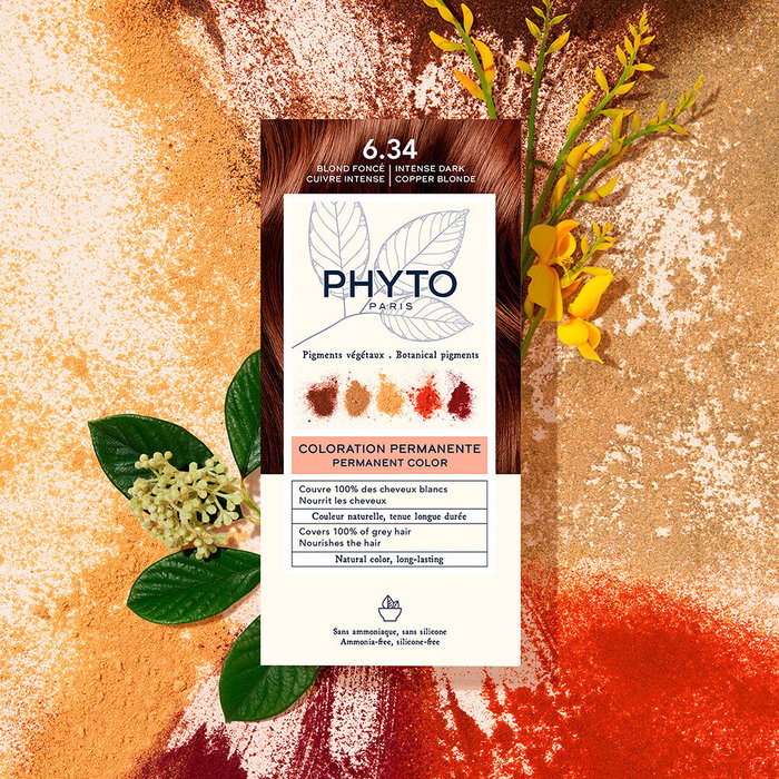 Phyto COLOR #6.34 Blond Cuivré Foncé 4 unités