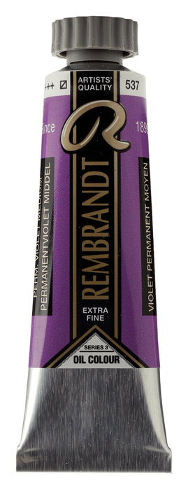Rembrandt Peinture à l'huile Violet Permanent Moyen 537, 15 ml Rembrandt Peinture à l'huile Violet Permanent Moyen 537, 15 ml