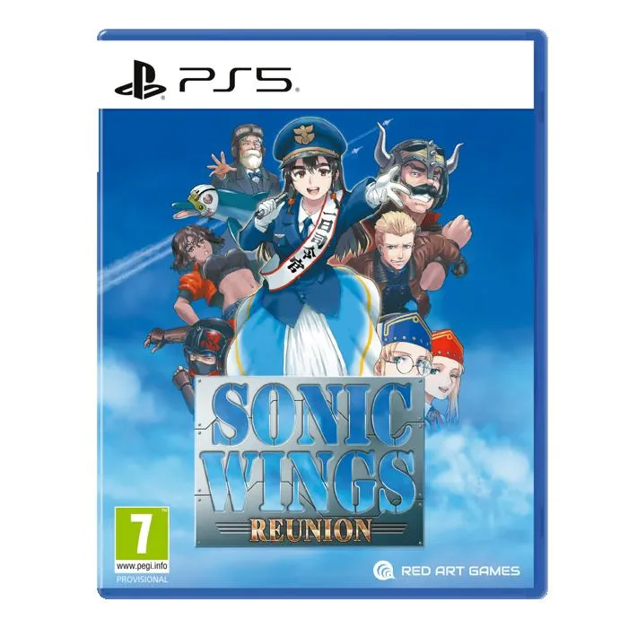 Just For Games Sonic Wings Reunion PS5 - Jeu vidéo de type shoot 'em up arcade, suite légendaire Just For Games Sonic Wings Reunion PS5 - Jeu vidéo de type shoot 'em up arcade, suite légendaire