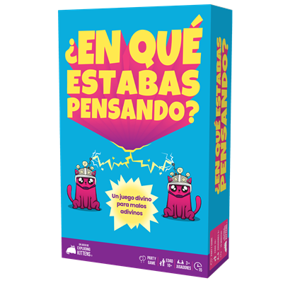 Asmodee Jeu de société ¿En qué estabas pensando? - Jeu de lettres et d'association d'idées pour soirées en famille ou entre amis - À partir de 12 ans Asmodee Jeu de société ¿En qué estabas pensando? - Jeu de lettres et d'association d'idées pour soirées en famille ou entre amis - À partir de 12 ans