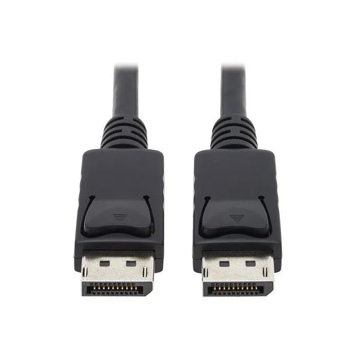 Eaton Câble DisplayPort P580-010 4K 60 Hz avec verrous de sécurité, 3,05 m