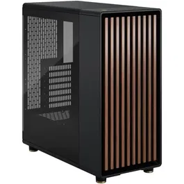 Fractal Design North Charcoal Black TG Dark Tint - Boîtier PC ATX avec ventilation et USB-C