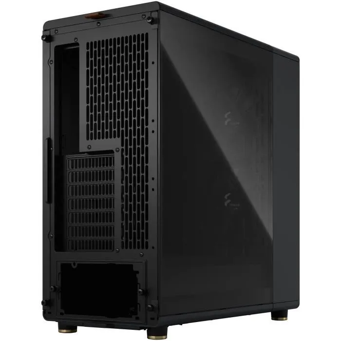Fractal Design North Charcoal Black TG Dark Tint - Boîtier PC ATX avec ventilation et USB-C