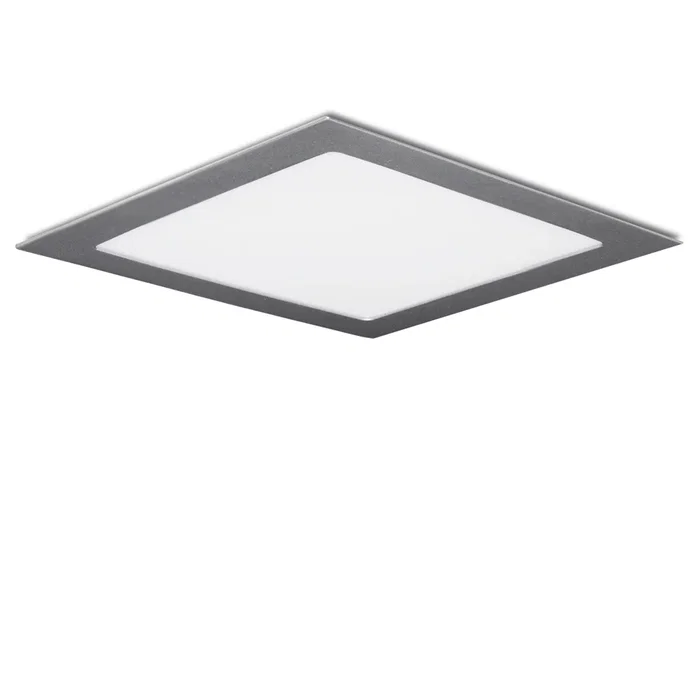 Panel LED Carré 25W 2500Lm 4200K Plata 40.000H [HO-RDP-25W-MP-W]