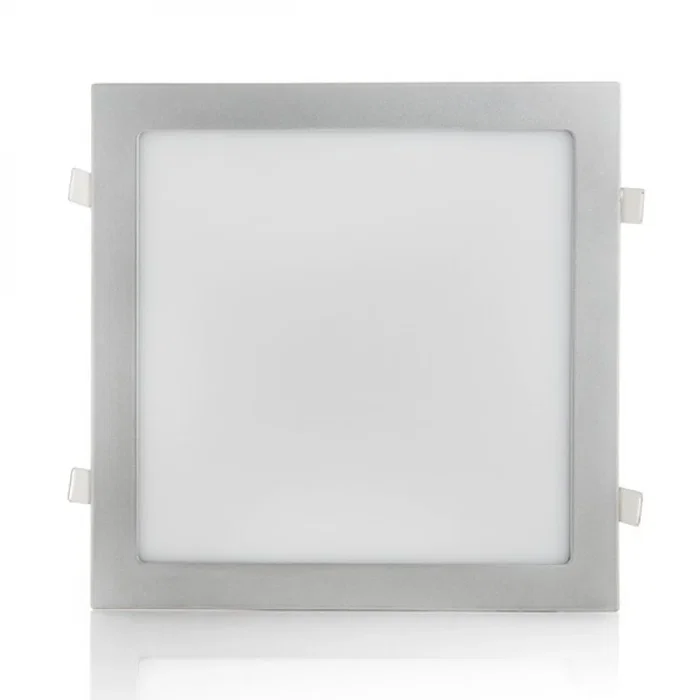 Panel LED Carré 25W 2500Lm 4200K Plata 40.000H [HO-RDP-25W-MP-W]