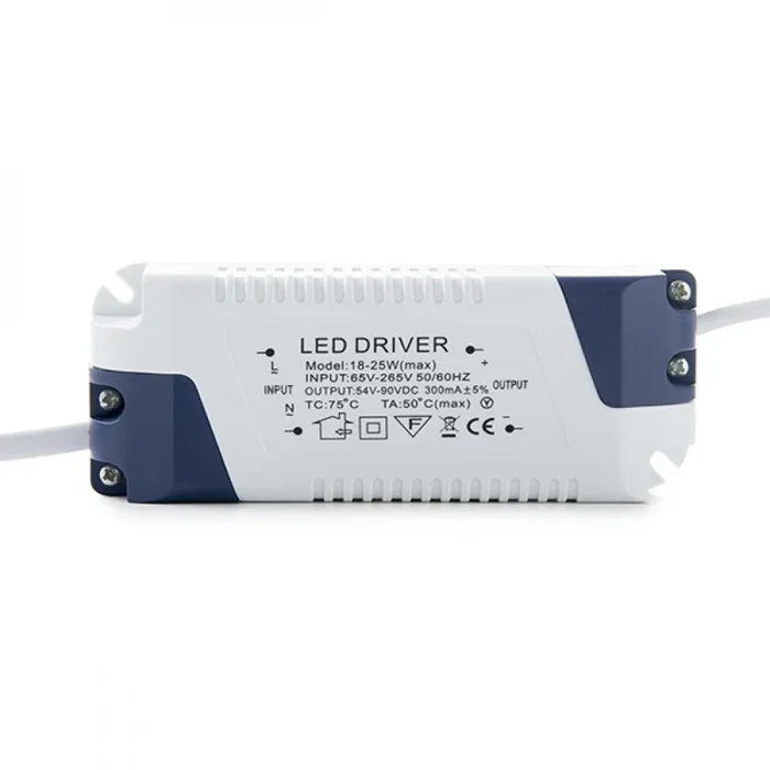 Panel LED Carré 25W 2500Lm 4200K Plata 40.000H [HO-RDP-25W-MP-W]