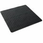 Today Tapis de douche anti-dérapant Utility carré noir 50 x 50 cm