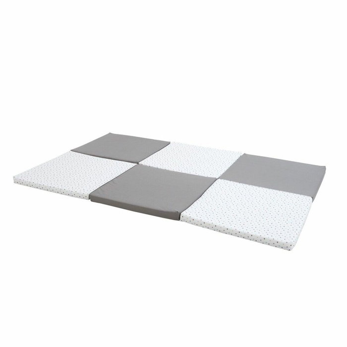 Candide Tapis d'éveil XL Évolutif 5-en-1 - Gris / Étoiles