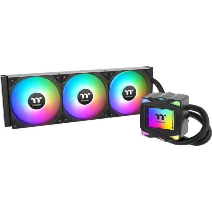 Thermaltake TH360 ARGB Sync - Kit de Watercooling All-in-One pour CPU - 3 Ventilateurs 120mm ARGB - Noir - Compatible Intel LGA 1700/1200 et AMD AM5/AM4 Thermaltake TH360 ARGB Sync - Kit de Watercooling All-in-One pour CPU - 3 Ventilateurs 120mm ARGB - Noir - Compatible Intel LGA 1700/1200 et AMD AM5/AM4