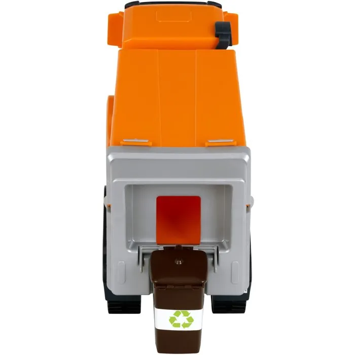 Klein - 3805 - Camion benne à ordures Mercedes-Benz Arocs 1:24 - Roues souples, benne basculante et hayon arrière ouvrable - Fonctionnel - Dès 3 ans