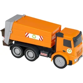 Klein - 3805 - Camion benne à ordures Mercedes-Benz Arocs 1:24 - Roues souples, benne basculante et hayon arrière ouvrable - Fonctionnel - Dès 3 ans