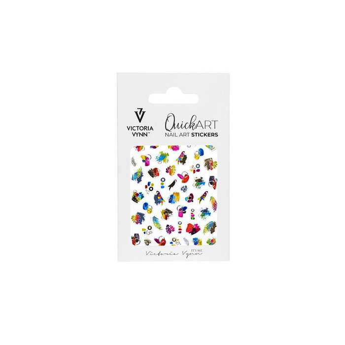 Victoria Vynn Quick Art 6 Medium - Autocollants autoadhésifs pour décorations express d'ongles naturels, hybrides et gel Victoria Vynn Quick Art 6 Medium - Autocollants autoadhésifs pour décorations express d'ongles naturels, hybrides et gel