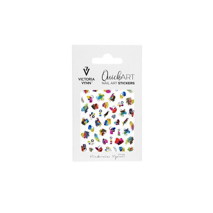 Victoria Vynn Quick Art 6 Medium - Autocollants autoadhésifs pour décorations express d'ongles naturels, hybrides et gel Victoria Vynn Quick Art 6 Medium - Autocollants autoadhésifs pour décorations express d'ongles naturels, hybrides et gel