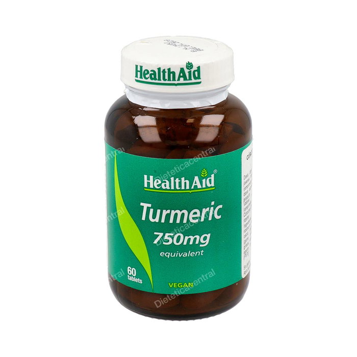 HEALTH AID Curcuma Raiz (Turmeric) 60 comprimés HEALTH AID Curcuma Raiz (Turmeric) 60 comprimés