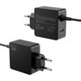Ewent Cargateur Mural USB-C 45W PD EW3979 avec Port USB-A Supplémentaire pour Smartphones Tablettes et Ordinateurs Portables