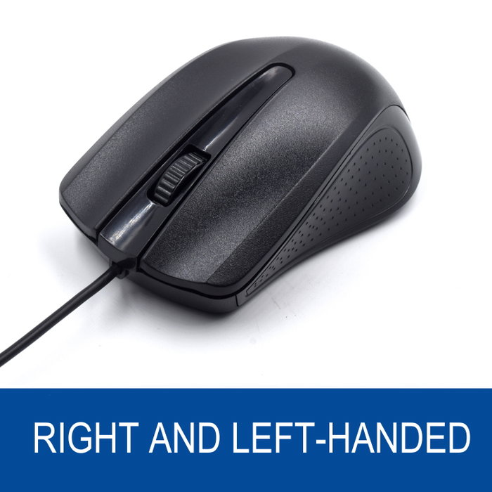 Ewent EW3300 Souris Optique USB 1000 DPI, Design Ergonomique, pour Gauchers et Droitiers Ewent EW3300 Souris Optique USB 1000 DPI, Design Ergonomique, pour Gauchers et Droitiers