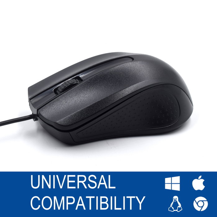Ewent EW3300 Souris Optique USB 1000 DPI, Design Ergonomique, pour Gauchers et Droitiers Ewent EW3300 Souris Optique USB 1000 DPI, Design Ergonomique, pour Gauchers et Droitiers