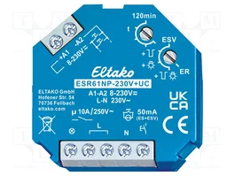 ELTAKO Relais d'installation bistable et d'impulsion NO sous-plâtre