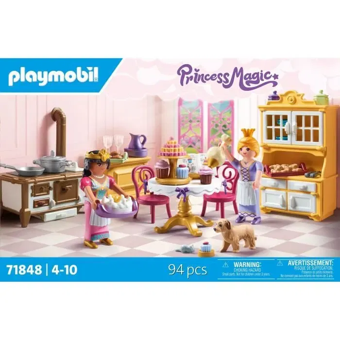 PLAYMOBIL 71848 - Cuisine royale avec pâtisseries - Les princesses - Jouet d'imagination - 94 pièces - Dès 4 ans PLAYMOBIL 71848 - Cuisine royale avec pâtisseries - Les princesses - Jouet d'imagination - 94 pièces - Dès 4 ans