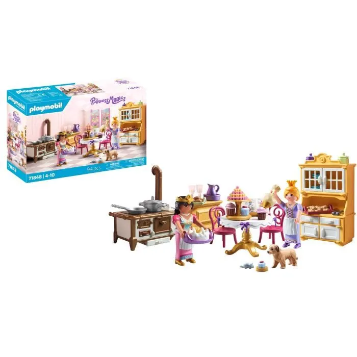 PLAYMOBIL 71848 - Cuisine royale avec pâtisseries - Les princesses - Jouet d'imagination - 94 pièces - Dès 4 ans PLAYMOBIL 71848 - Cuisine royale avec pâtisseries - Les princesses - Jouet d'imagination - 94 pièces - Dès 4 ans