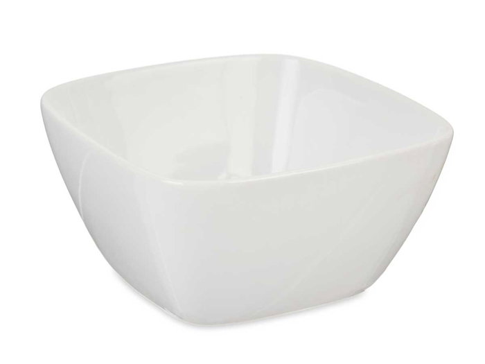 Vessia Bol en porcelaine blanc 700 ml 15 x 7,5 x 15 cm (Set de 24)