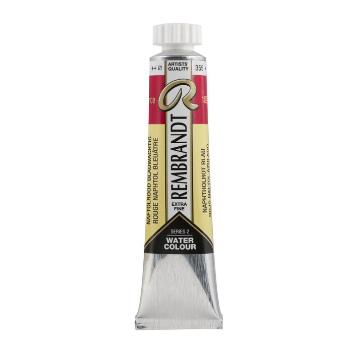 Rembrandt Aquarelle en tube Rouge Naftol Azulado 355, 20 ml Rembrandt Aquarelle en tube Rouge Naftol Azulado 355, 20 ml