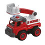 Tachan T01025 - Camion de Pompiers RC Constructible 33 Pièces, Véhicule à Monter avec Télécommande, Jouet Éducatif et de Construction pour Enfants à Partir de 3 Ans