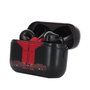 EXQUISITE GAMING - Casque audio sans fil Deadpool Marvel, Bluetooth 5.3, avec réduction de bruit, autonomie 4h, kit de chargeurs et embouts