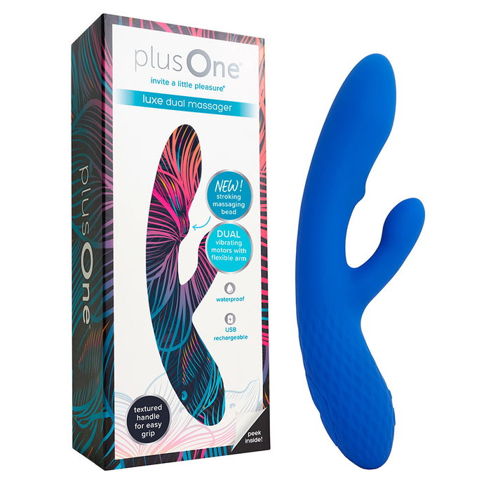 plusOne Masseur Double Luxe Unisexe 1 unité plusOne Masseur Double Luxe Unisexe 1 unité