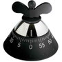 Alessi A09 B Minuteur Mécanique Noir, Michael Graves