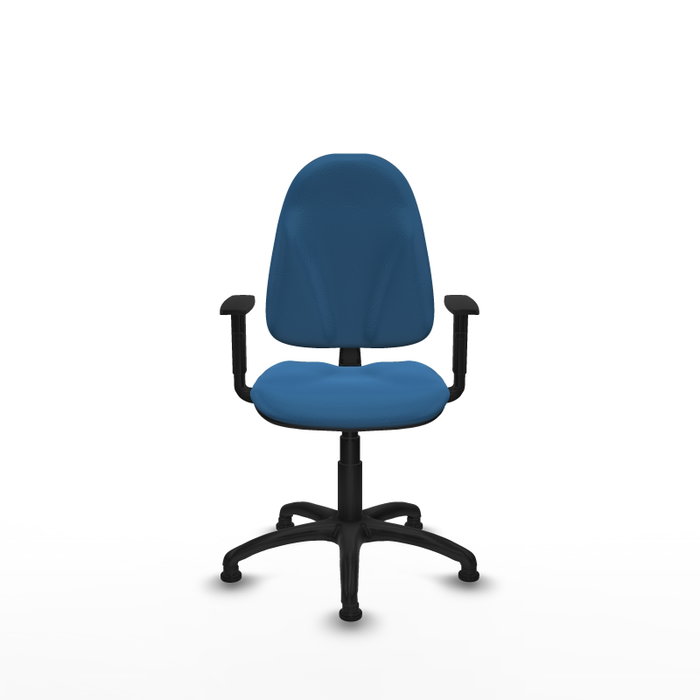 PIQUERAS Y CRESPO Chaise de bureau Algarra bleu clair avec accoudoirs 1D