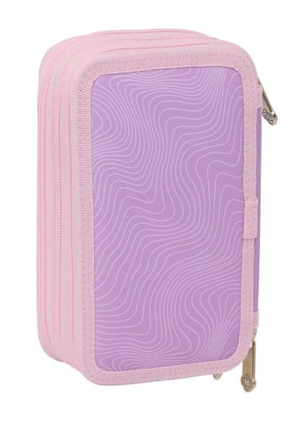 Safta Plumier Triple 37 Pièces K-Pop Demon Hunters Iconic 12,5x19,5x5,5 cm Âge Min 36 Mois