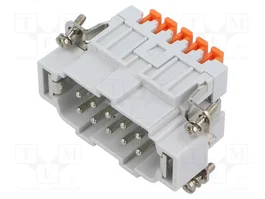 ILME Insert de contact mâle HDC JSH 10 broches