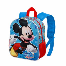 Karaktermania Sac à dos 3D Mickey Mouse House Bleu 8,5 L