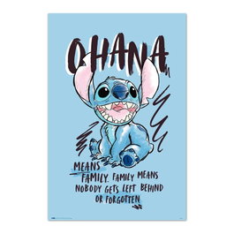 ERIK Poster Ohana Stitch Disney