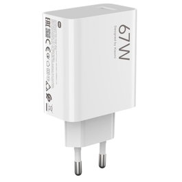 Xiaomi MDY-12-EH Cargateur Rapide 67W HyperCharge Combo USB-A avec Câble USB-C