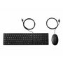 clavier et souris HP 9SR36UT Noir Espagnol Qwerty
